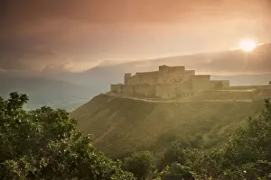 Syria, crusaders castle of Krak Des Chevaliers (Qala at al Hosn), a UNESCO Site