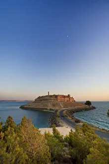 Syria, Euphrates river, Ath Thaura, Lake Al-Assad and Qalaat Jaabar Castle