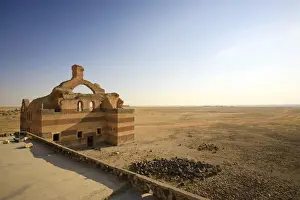 Syria, Hama surroundings, 6th Century Byzantine Sandstone Palace of Qasr ibn Wardan