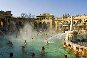 Szechenyi Bath House thermal hot pool