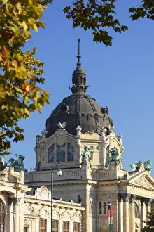 Grounds Prints: Szechenyi Thermal Baths and Spa in City Park, Budapest, Hungary