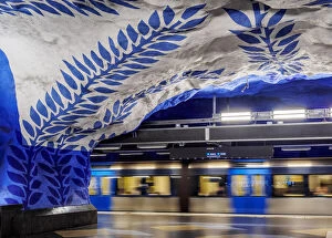 Images Dated 1st February 2022: T-Centralen Metro Station, Stockholm, Stockholm County, Sweden