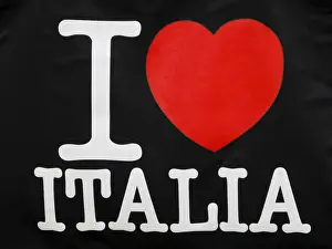Pride Prints: T-shirt I love Italy, Venice, Veneto region, Italy