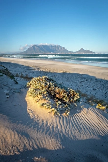 Dunes Prints: Table Mountan and Bloubergstrand, Cape Town, Western Cape, South Africa