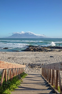 Bloubergstrand Prints: Table Mountan and Bloubergstrand, Cape Town, Western Cape, South Africa
