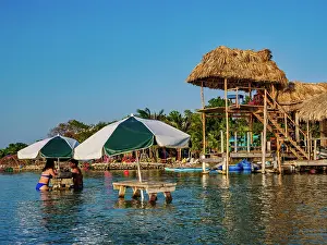 Table Prints: Tables in the water at Blue Bayou Restaurant