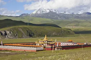 Sichuan Prints: Tagong monastery, Tagong, Tibetan area; Sichuan; China