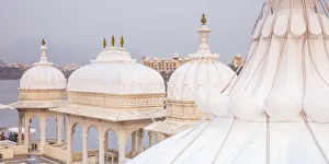 India Prints: Taj Lake Palace, Lake Pichola, Udaipur, Rajasthan, India