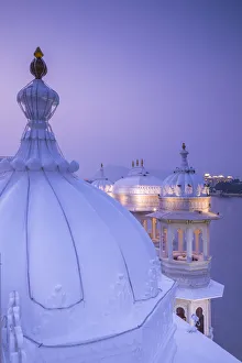 India Prints: Taj Lake Palace, Lake Pichola, Udaipur, Rajasthan, India