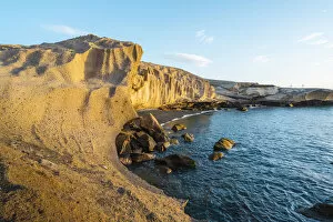 Eroded Collection: Tajao coast, Tenerife, Canary Islands, Spain. Rock formations along the coast