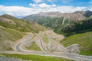 Kyrgyzstan Gallery: Taldyk pass road from Osh to Sary Tash, a part of Pamir Highway