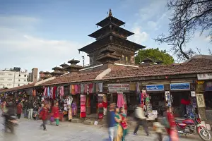 Durbar Square Prints: Taleju Temple, Durbar Square (UNESCO World Heritage Site), Kathmandu, Nepal