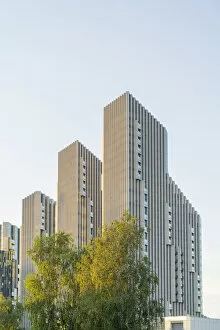 Images Dated 15th September 2020: Tall buildings, Greenwich Peninsula, London, England, UK