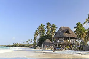 Tanzania. Zanzibar, Paje, beach resort and cafe