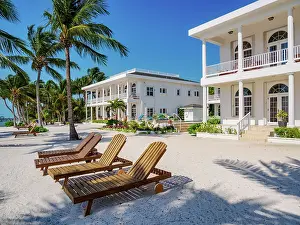 Deckchair Prints: Tara Del Sol Resort at the waterfront of San Pedro Town