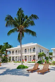 Deckchair Prints: Tara Del Sol Resort at the waterfront of San Pedro Town