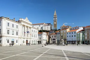 Istrian Prints: Tartini Square (Tartinijev trg), Piran, Slovenia