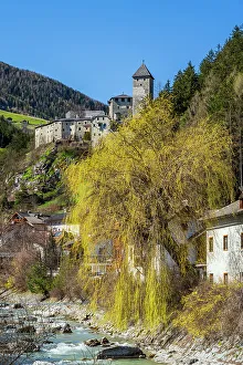 Bozen Prints: Taufers medieval castle, Sand in Taufers-Campo Tures, Trentino-Alto Adige/Sudtirol, Italy