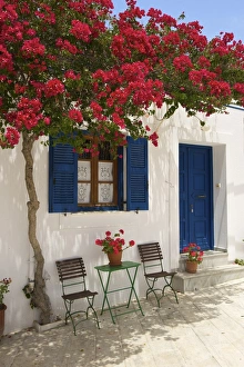 Katja Kreder Prints: Tavern in Lefkes, Paros Island, Cyclades, Greece