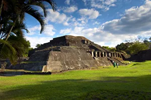 Tazumal Mayan Ruins, Located In Chalchuapa, El Salvador, Main Pyramid, Pre-Colombian