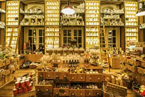 Tea Shop Interior, Wasserschloss, Hamburg, Germany