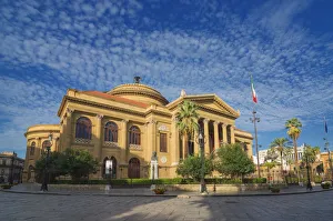 Teatro Massimo, Palermo, Sicily, Italy, Europe
