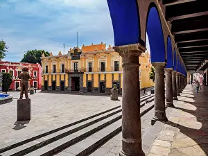 Theatre Prints: Teatro Principal, Main Theatre, City of Puebla, Puebla State, Mexico