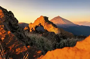 Canary Prints: Teide volcano from La Tarta viewpoint