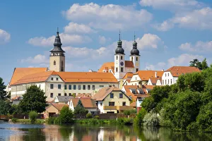 Telc Chateau, UNESCO, Telc, Jihlava District, Vysocina Region, Czech Republic