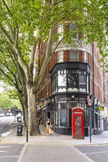 Telephone box, Clerkenwell, London, England, UK