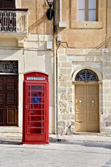 Images Dated 4th April 2011: Telephone box, Marsaxlokk, Malta