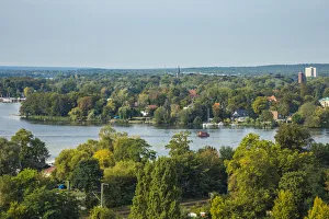 Potsdam Prints: Temlinersee, Havel River, Potsdam, Brandenburg, Germany