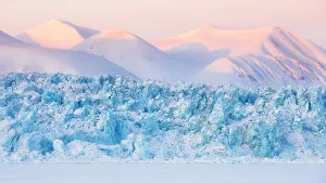 Polar Night Prints: tempelfjorden in late winter, Svalbard, Norway