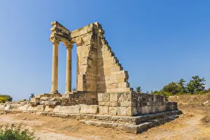The Temple of Apollo at the Sanctuary of Apollo Hylates, Kourion, Limassol, Cyprus