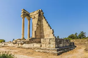Archaeological Collection: The Temple of Apollo at the Sanctuary of Apollo Hylates, Kourion, Limassol, Cyprus