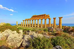 Temple of Apollo or Temple C, Selinunte Archaeological Park, Selinunte, Sicily, Italy