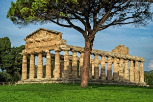 Temple Of Athena Prints: Temple of Athena, Paestum, Campania, Italy