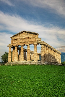Temple Of Athena Prints: Temple of Athena, Paestum, Campania, Italy