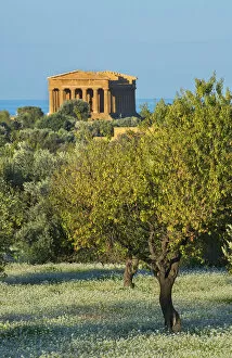 Images Dated 9th May 2016: Temple of Concordia, Valley of the Temples, Agrigento, Sicily, Italy