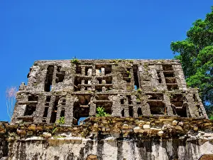 Palenque Prints: Temple of the Cross, detailed view