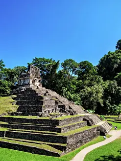 Palenque Prints: Temple of the Cross, Palenque Archaeological Site, Palenque, Chiapas State, Mexico