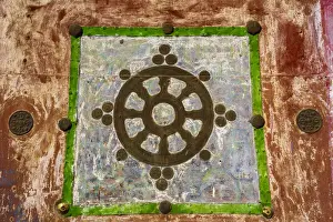 Detail of a temple at Erdene Zuu, Kharkhorin, Ovorkhangai Province, Orkhon Valley