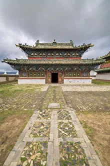 Karakorum Prints: Temple in Erdene Zuu monastery. Harhorin, South Hangay province, Mongolia