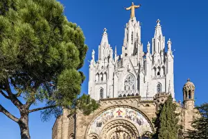 Neo Gothic Prints: Temple Expiatori del Sagrat Cor or Expiatory Church of the Sacred Heart of Jesus