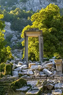 Images Dated 19th November 2019: Temple of Hadrian, Termessos, Turkey