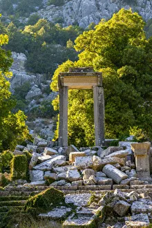 Images Dated 19th November 2019: Temple of Hadrian, Termessos, Turkey
