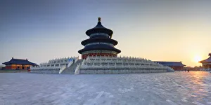 Temple of Heaven at sunrise, Beijing, China