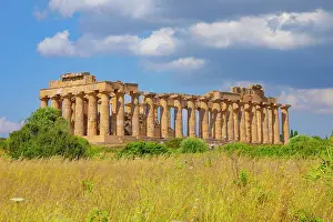 Temple of Hera or Temple E, Selinunte Archaeological Park, Selinunte, Sicily, Italy