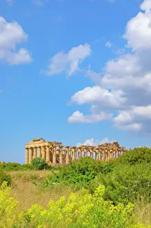 Temple of Hera or Temple E, Selinunte Archaeological Park, Selinunte, Sicily, Italy