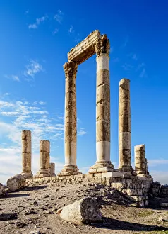Temple of Hercules Ruins, Amman Citadel, Amman Governorate, Jordan